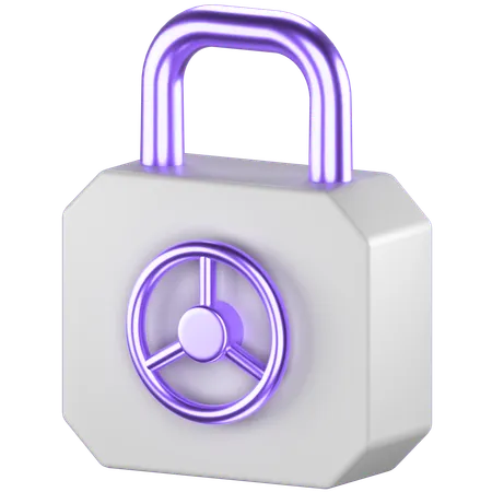 Lock  3D Icon