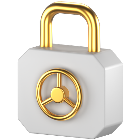 Lock  3D Icon