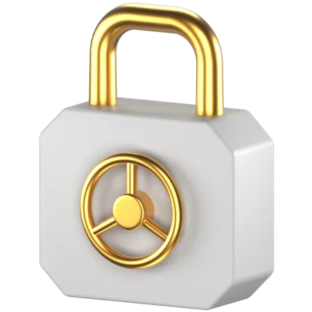 Lock  3D Icon