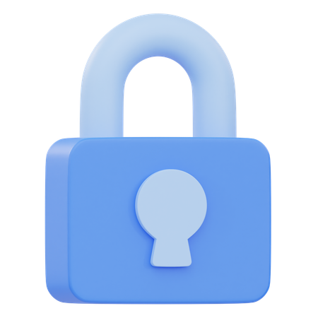 Lock  3D Icon