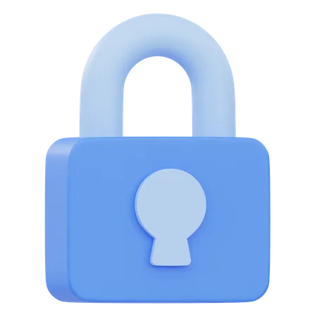 Lock  3D Icon