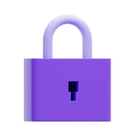 Lock  3D Icon