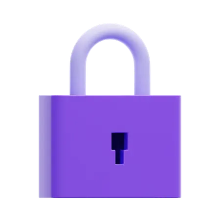 Lock  3D Icon