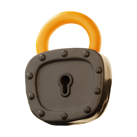 Lock  3D Icon