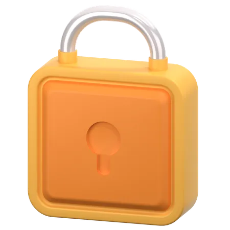 Lock  3D Icon