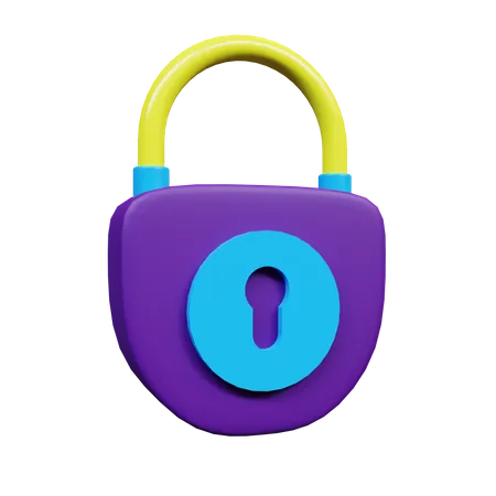 Lock  3D Icon