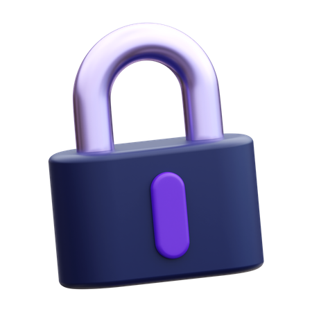 Lock  3D Icon