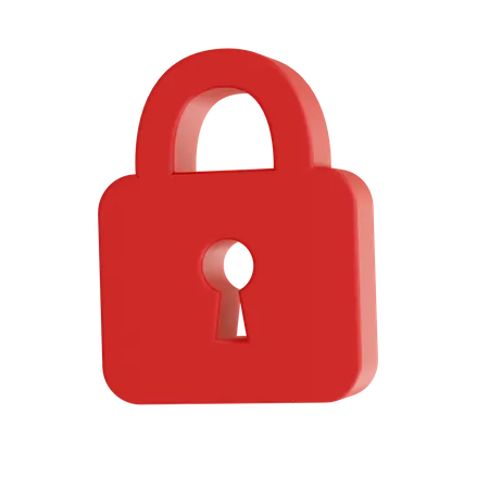 Lock  3D Icon