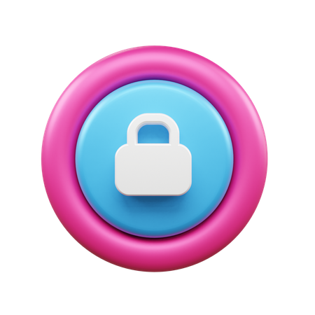 Lock  3D Icon