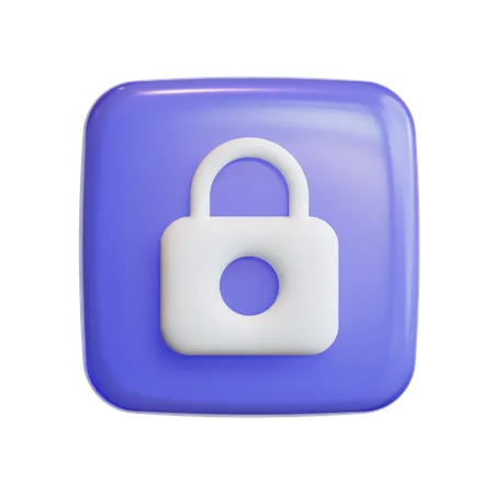 Lock  3D Icon