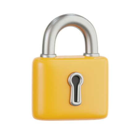 Lock  3D Icon