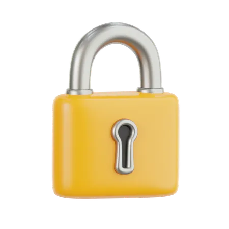 Lock  3D Icon