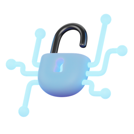 Lock  3D Icon