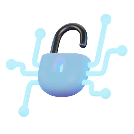 Lock  3D Icon