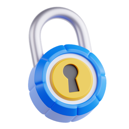 Lock  3D Icon