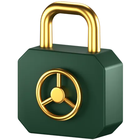 Lock  3D Icon