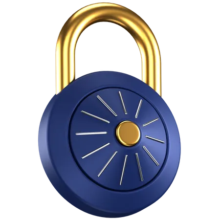 Lock  3D Icon