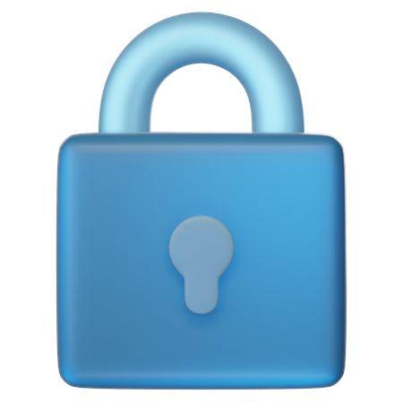 Lock  3D Icon