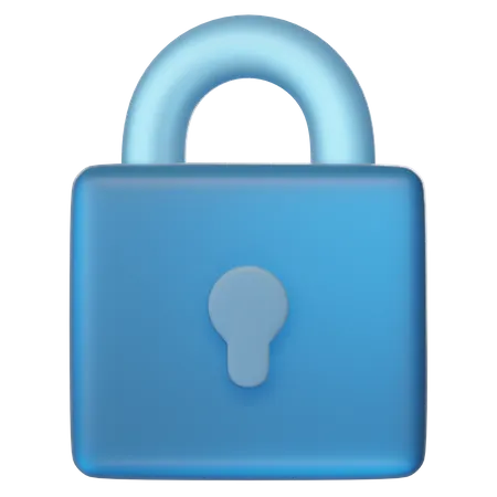 Lock  3D Icon