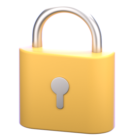 Lock  3D Icon