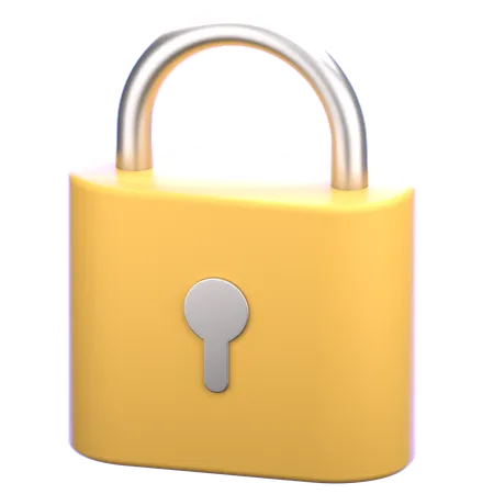 Lock  3D Icon