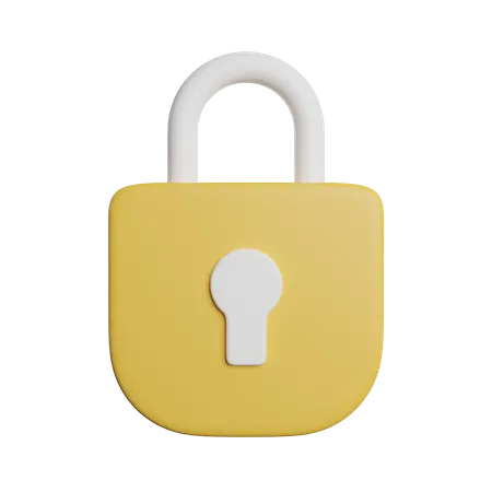 Lock  3D Icon