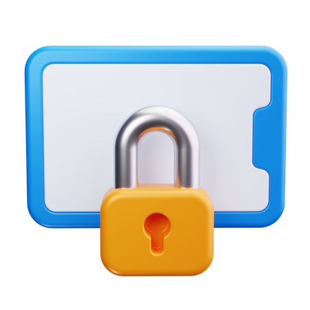 Lock  3D Icon