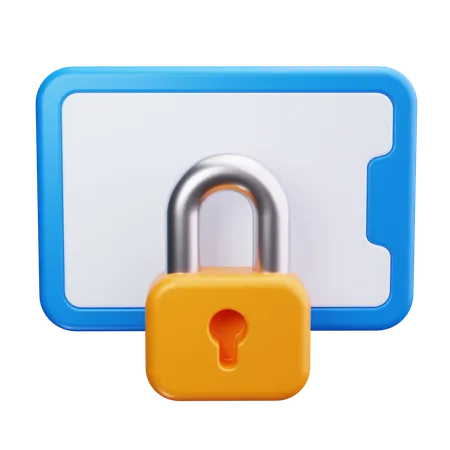 Lock  3D Icon