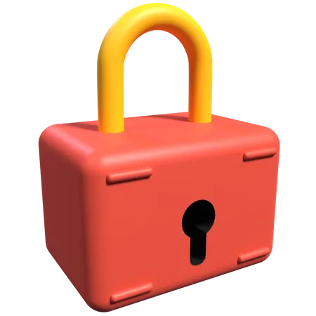 Lock  3D Icon