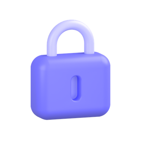 Lock  3D Icon