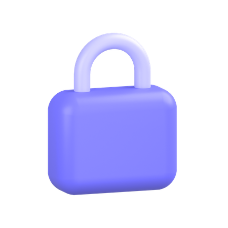 Lock  3D Icon