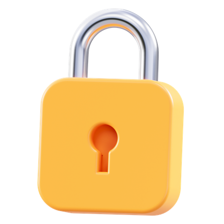 Lock  3D Icon