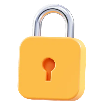 Lock  3D Icon