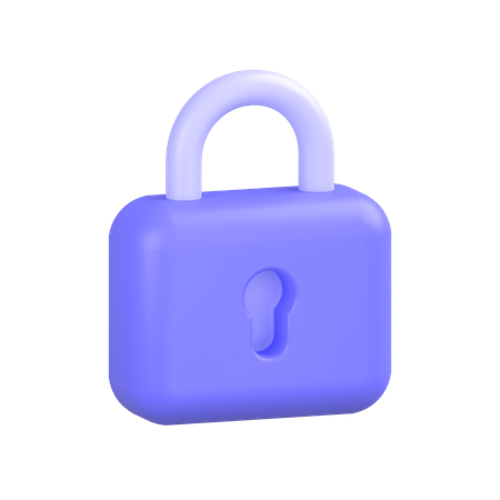 Lock  3D Icon