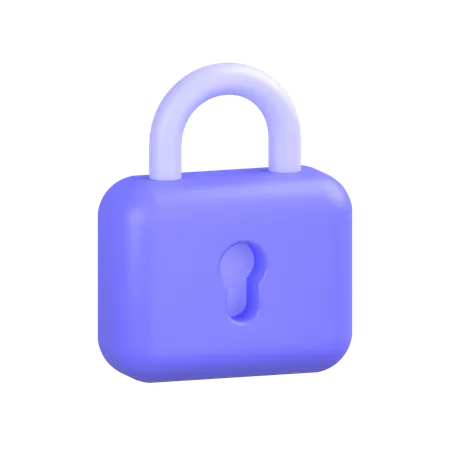 Lock  3D Icon