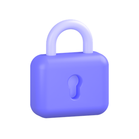 Lock  3D Icon