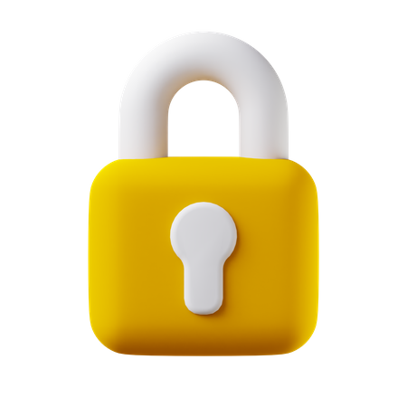 Lock  3D Icon