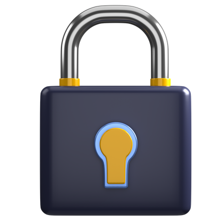 Lock  3D Icon