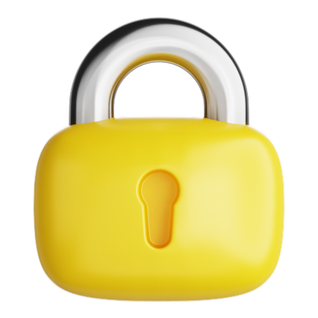 Lock  3D Icon