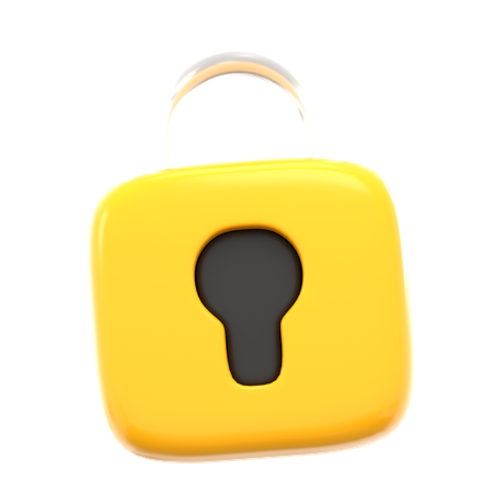 Lock  3D Icon