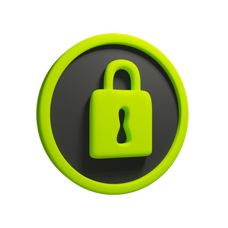 Lock  3D Icon