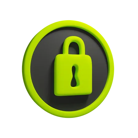 Lock  3D Icon