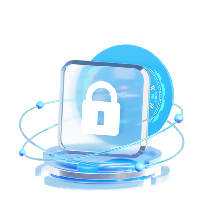 Lock  3D Icon