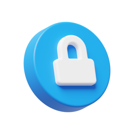 Lock  3D Icon