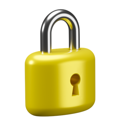 Lock  3D Icon