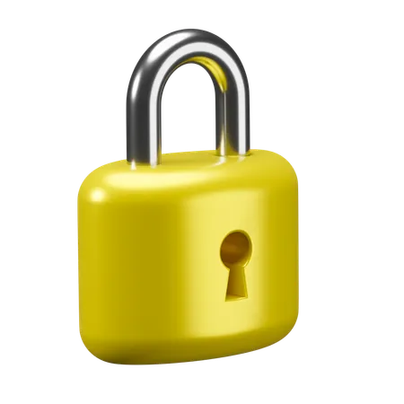 Lock  3D Icon