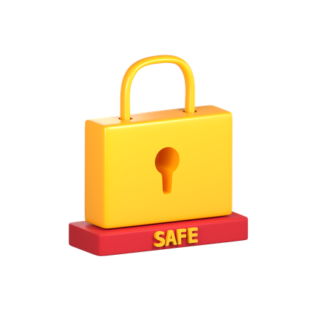 Lock  3D Icon