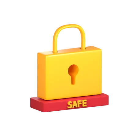 Lock  3D Icon