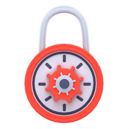 Lock  3D Icon