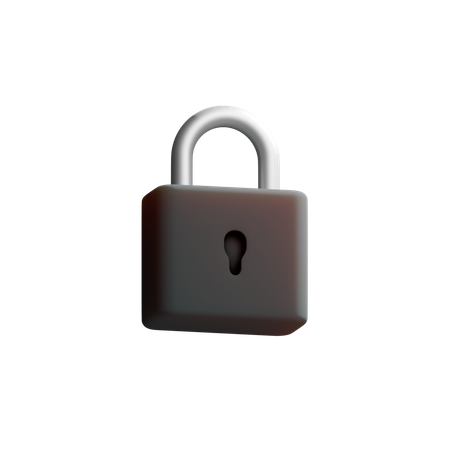 Lock  3D Icon